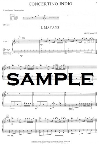 Gomez, A :: Concertino Indio