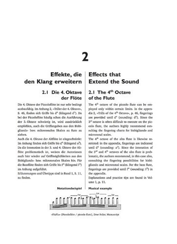 The Techniques of Flute Playing II: Piccolo, Alto and Bass Flute