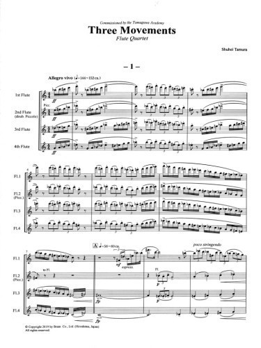 Tamura, S :: Three Movements