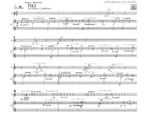 Fili for Flute and Piano