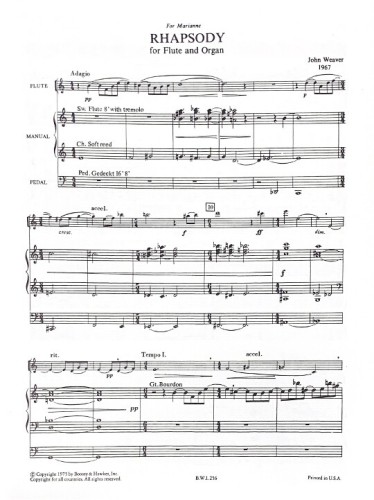 Weaver, J :: Rhapsody