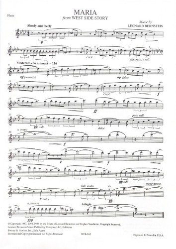 Bernstein, L :: Bernstein for Flute