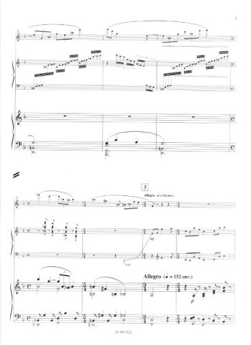 Damase, J-M :: Duo concertante pour flute, harpe et orchestre a cordes