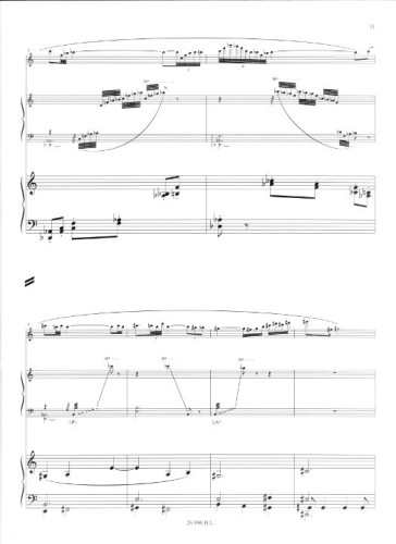 Damase, J-M :: Duo concertante pour flute, harpe et orchestre a cordes