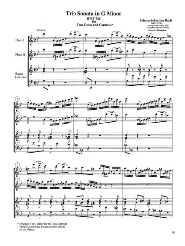 Score - Trio Sonata in G Minor