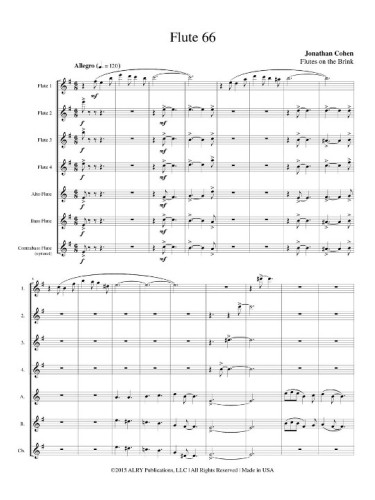 Flute 66 Score Page 1