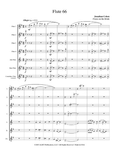 Flute 66 Score Page 1