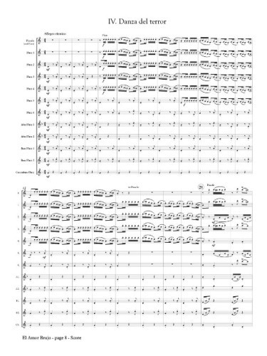 Suite from El Amor Brujo Score Page 8