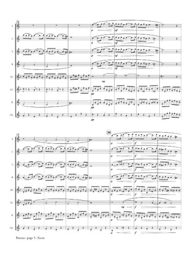 Pavane Score Page 3