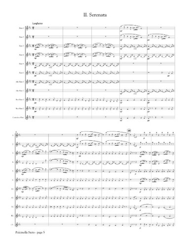 Pulcinella Suite Score  Page 5
