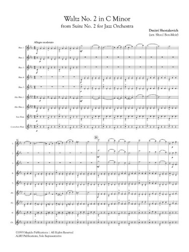 Waltz No. 2 in C Minor Page 1