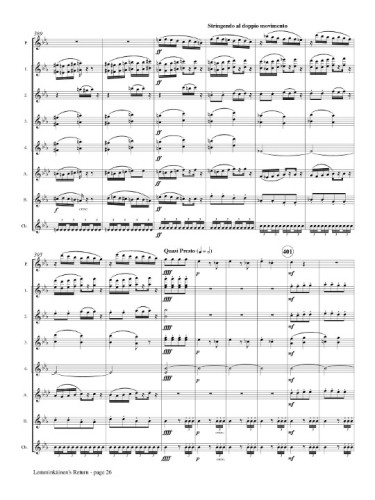 Sibelius, J :: Lemminkainen's Return from the Lemminkainen Suite