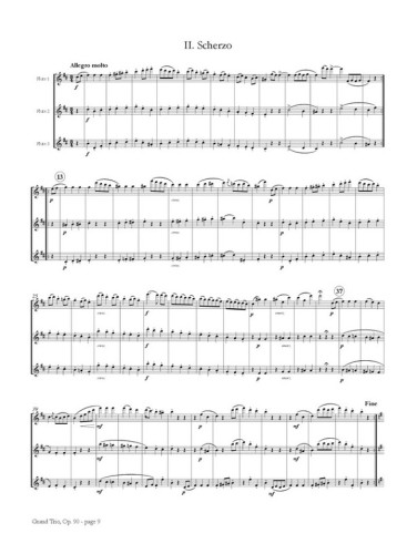 Kuhlau, F :: Grand Trio in B minor, Op. 90