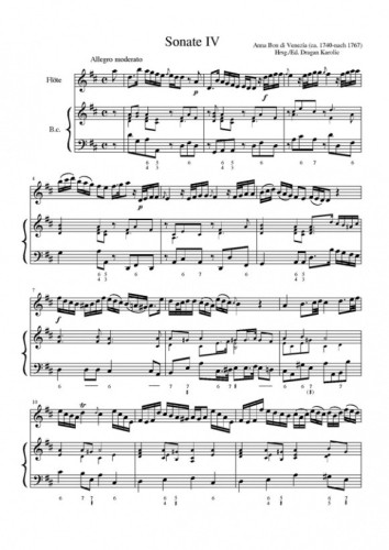Bon, A :: Sei Sonate da Camera [Six Sonatas da Camera] Op. 1 - Volume 2