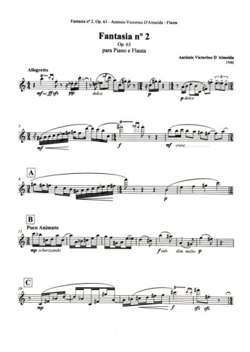 d'Almeida, AV :: Fantasia No. 2, Op. 63