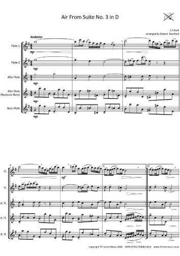 Bach, JS :: Air from Suite no. 3 in D