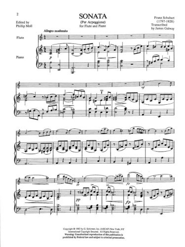 Schubert, F :: Sonata (Per Arpeggione)