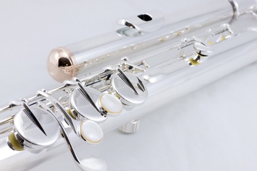 Trevor James Bass Flute Silver Plated