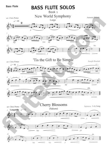 Various :: Bass Flute Solos: Book 1