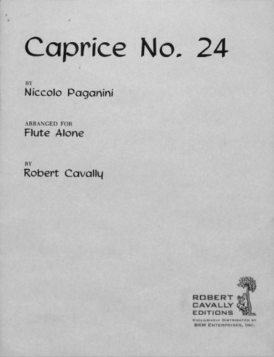 Paganini, N :: Caprice No. 24