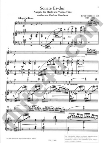 Spohr, L :: Sonata in E-flat Major, op. 113