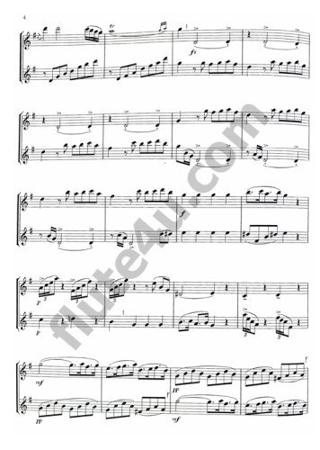 Mozart, WA :: Duett nach der Violinsonate KV 304 [Duet after the Violin Sonate K. 304]