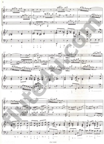Telemann, GP :: Quartett g-Moll TWV 43:g1 [Quartet in G minor TWV 43:g1]