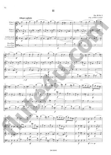Mendelssohn, F :: 5 Lieder ohne Worte [5 Songs Without Words]