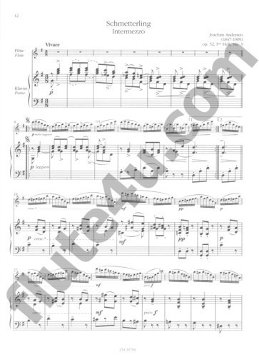 Andersen, J :: Salonstucke op. 52 [Salon Pieces op. 52]