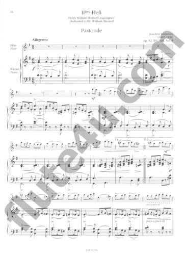 Andersen, J :: Salonstucke op. 52 [Salon Pieces op. 52]