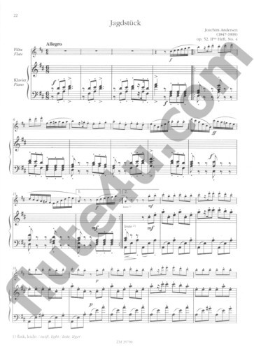 Andersen, J :: Salonstucke op. 52 [Salon Pieces op. 52]