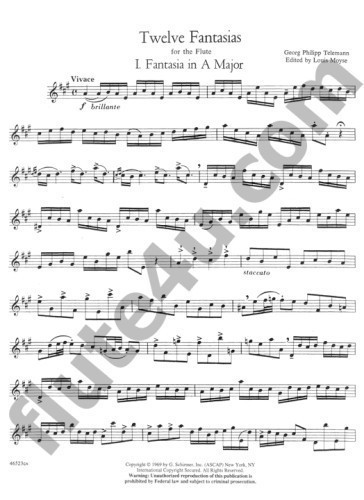 Telemann, GP :: Twelve Fantasias