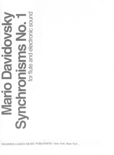 Davidovsky, M :: Synchronisms No. 1