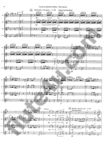 Holcombe, B :: American Spirituals Medley