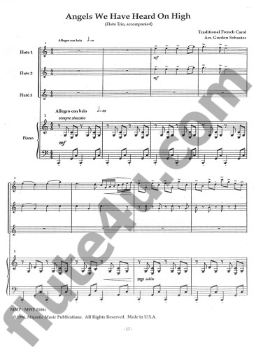 Traditional :: Majestic Flute Trios for Christmas Vol. 2