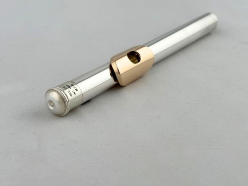 Headjoint - Miyazawa Sterling Silver MZ9, w/ 9K Lip Plate, & 14k Gold Riser #400LSS (Demo Sale)