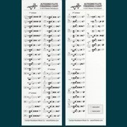 Altissimo Flute Fingering Chart Card