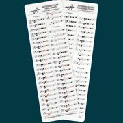 Altissimo Fingering and Trill Chart Card Combo