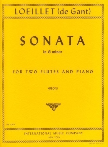 Loeillet, JB :: Sonata in G minor