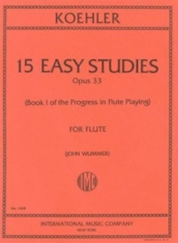 Kohler, E :: 15 Easy Studies op. 33