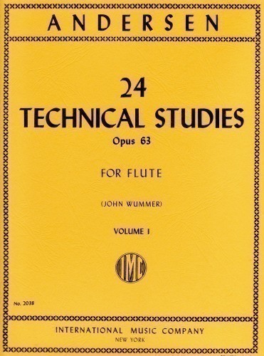 Andersen, J :: 24 Technical Studies op. 63 Volume I