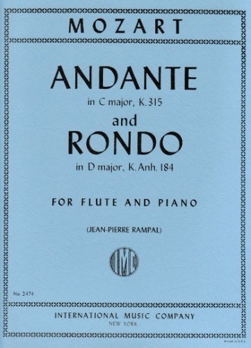 Mozart, WA :: Andante in C major, K. 315 and Rondo in D major, K. Anh. 184