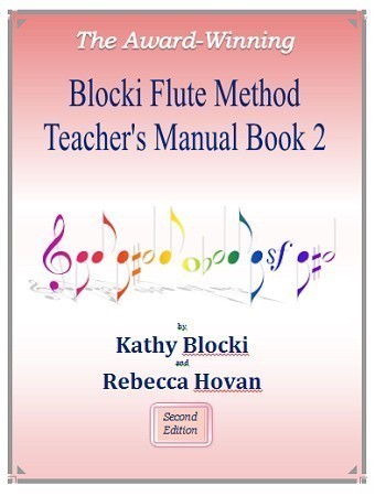 Blocki, K; Hovan, R :: Blocki Flute Method - Book 2 (Teacher's Manual)