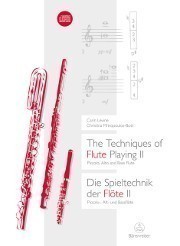 The Techniques of Flute Playing II: Piccolo, Alto and Bass Flute