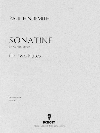 Hindemith, P :: Sonatine (In Canon Style)