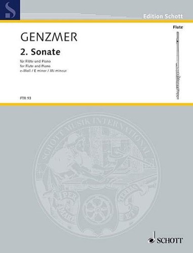 Genzmer, H :: 2nd Sonate e-Moll [Sonata in E minor]