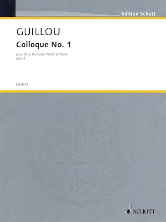 Guillou, J :: Colloque op. 2, No. 1