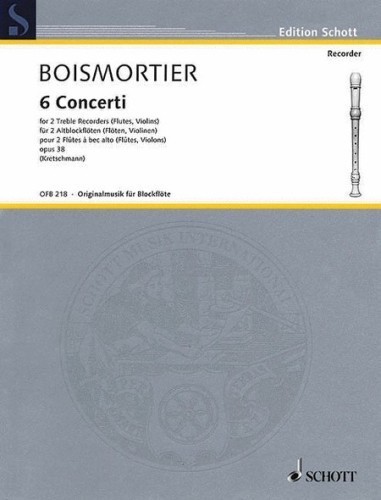 Boismortier, JB :: 6 Concerti, Op. 38