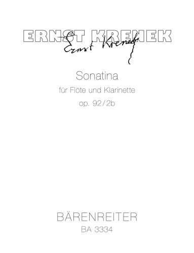 Krenek, E :: Sonatina op. 92/2b
