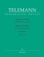 Telemann, GP :: Sonate h-Moll [Sonata in B minor] TWV 41:h4